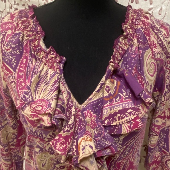 Lauren Ralph Lauren - Women’s Pullover Blouse - Picture 3 of 7